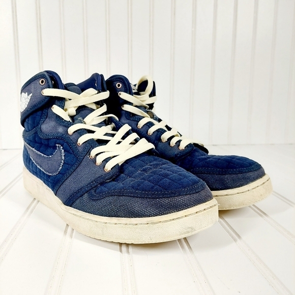 Jordan 1 RetroAJKO Blue Quilted Athletic Shoes A 197 - Picture 5 of 13
